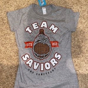 Walking Dead Nerd Block Team Saviors T Shirt NWT